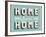 Vintage Design -  Home Sweet Home-Real Callahan-Framed Art Print