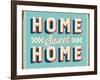 Vintage Design -  Home Sweet Home-Real Callahan-Framed Art Print