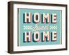 Vintage Design -  Home Sweet Home-Real Callahan-Framed Art Print