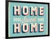 Vintage Design -  Home Sweet Home-Real Callahan-Framed Art Print