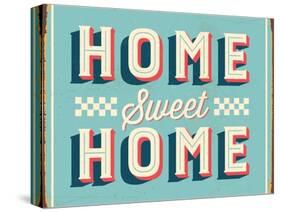 Vintage Design -  Home Sweet Home-Real Callahan-Stretched Canvas