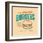 Vintage Design -  Homestyle Burgers-Real Callahan-Framed Art Print