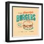 Vintage Design -  Homestyle Burgers-Real Callahan-Framed Art Print