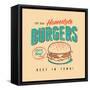 Vintage Design -  Homestyle Burgers-Real Callahan-Framed Stretched Canvas