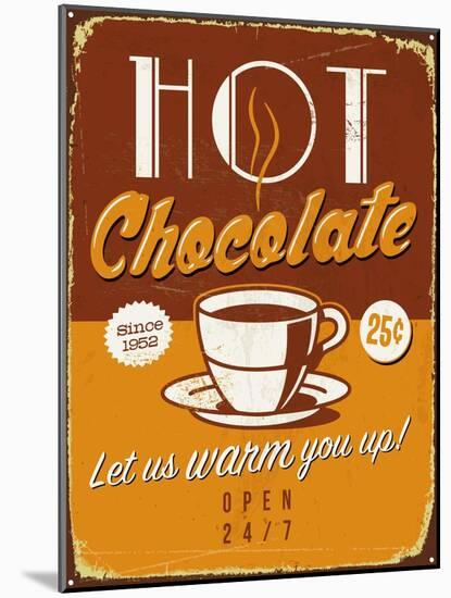 Vintage Design -  Hot Chocolate-Real Callahan-Mounted Art Print