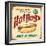 Vintage Design -  Hot Dogs-Real Callahan-Framed Art Print