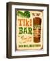 Vintage Design -  Tiki Bar-Real Callahan-Framed Art Print