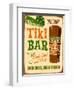 Vintage Design -  Tiki Bar-Real Callahan-Framed Art Print