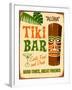 Vintage Design -  Tiki Bar-Real Callahan-Framed Art Print