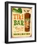 Vintage Design -  Tiki Bar-Real Callahan-Framed Art Print