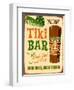 Vintage Design -  Tiki Bar-Real Callahan-Framed Art Print