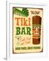 Vintage Design -  Tiki Bar-Real Callahan-Framed Art Print