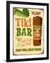 Vintage Design -  Tiki Bar-Real Callahan-Framed Art Print