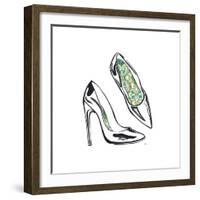 Vintage Designer Shoes-Sunflowerman-Framed Premium Giclee Print