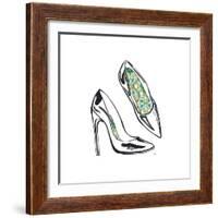 Vintage Designer Shoes-Sunflowerman-Framed Premium Giclee Print