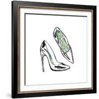 Vintage Designer Shoes-Sunflowerman-Framed Premium Giclee Print