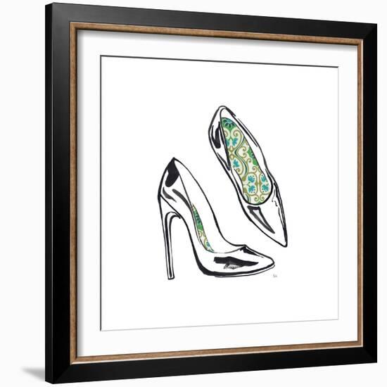 Vintage Designer Shoes-Sunflowerman-Framed Premium Giclee Print