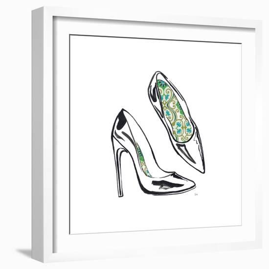 Vintage Designer Shoes-Sunflowerman-Framed Premium Giclee Print