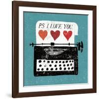 Vintage Desktop-null-Framed Art Print