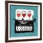 Vintage Desktop-null-Framed Art Print