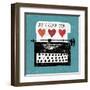 Vintage Desktop-null-Framed Art Print