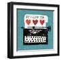 Vintage Desktop-null-Framed Art Print