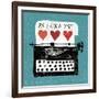 Vintage Desktop-null-Framed Art Print