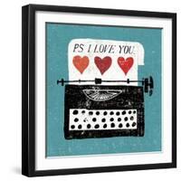 Vintage Desktop-null-Framed Art Print