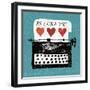 Vintage Desktop-null-Framed Art Print