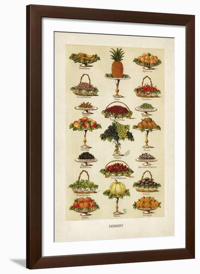 Vintage Dessert-The Vintage Collection-Framed Giclee Print