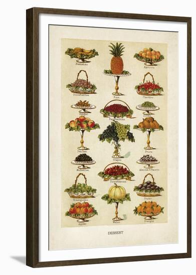 Vintage Dessert-The Vintage Collection-Framed Giclee Print