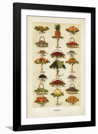 Vintage Dessert-The Vintage Collection-Framed Giclee Print