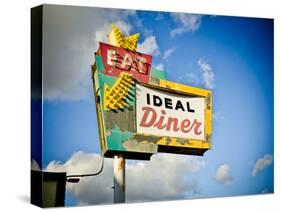 Vintage Diner I-Recapturist-Stretched Canvas