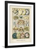 Vintage Dinner China-The Vintage Collection-Framed Giclee Print