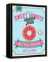 Vintage Donuts Poster-avean-Framed Stretched Canvas