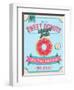 Vintage Donuts Poster-avean-Framed Art Print