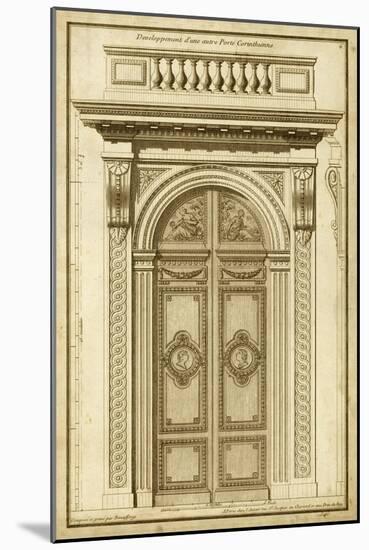 Vintage Door I-Deneufforge-Mounted Art Print