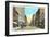 Vintage Downtown Baltimore-null-Framed Art Print