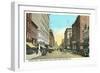 Vintage Downtown Baltimore-null-Framed Art Print