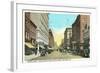 Vintage Downtown Baltimore-null-Framed Art Print