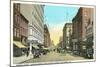 Vintage Downtown Baltimore-null-Mounted Art Print