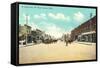 Vintage Downtown Lawton-null-Framed Stretched Canvas