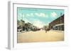 Vintage Downtown Lawton-null-Framed Art Print