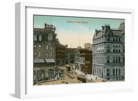 Vintage Downtown Ottawa, Canada-null-Framed Art Print
