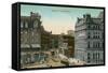 Vintage Downtown Ottawa, Canada-null-Framed Stretched Canvas