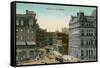 Vintage Downtown Ottawa, Canada-null-Framed Stretched Canvas