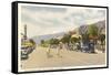 Vintage Downtown Palm Springs-null-Framed Stretched Canvas