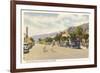 Vintage Downtown Palm Springs-null-Framed Art Print