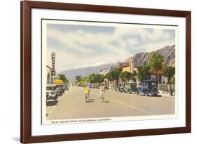 Vintage Downtown Palm Springs-null-Framed Art Print