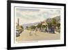 Vintage Downtown Palm Springs-null-Framed Art Print